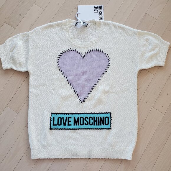 Love Moschino ! 100% cotton short sleeves ( EU/44 ) - Picture 1 of 8